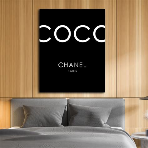 tableau coco chanel avec cadre|️ Tableaux Chanel : Élégance & Luxe pour votre  .